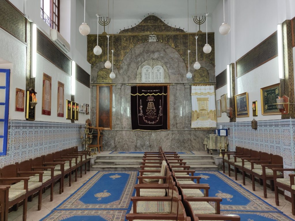 W środku Synagogi Żydowskiej
