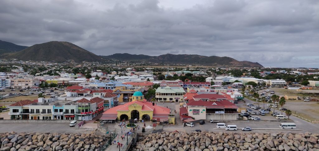 Widok na Basseterre