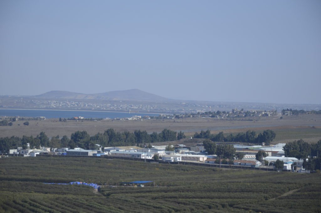 Wzgórza Golan Izrael.