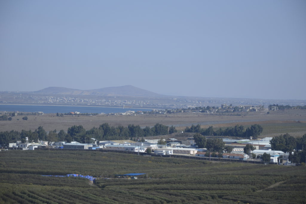 Wzgórza Golan Izrael.