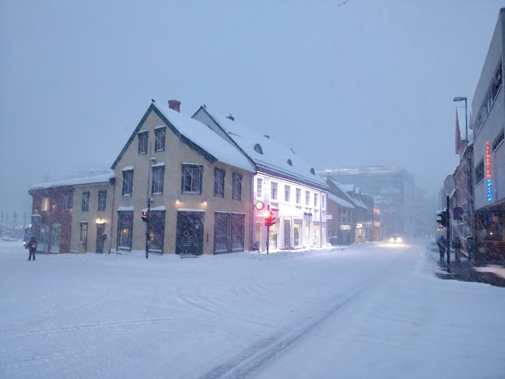 Tromso zimą