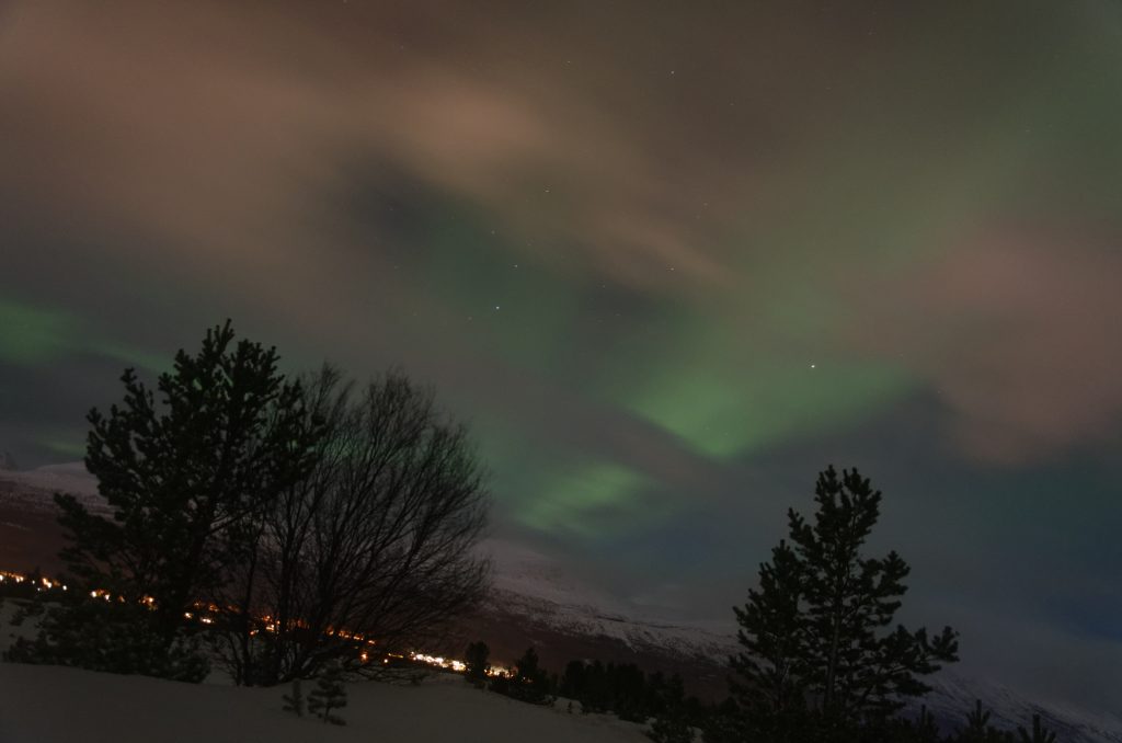 Zorza polarna Tromso