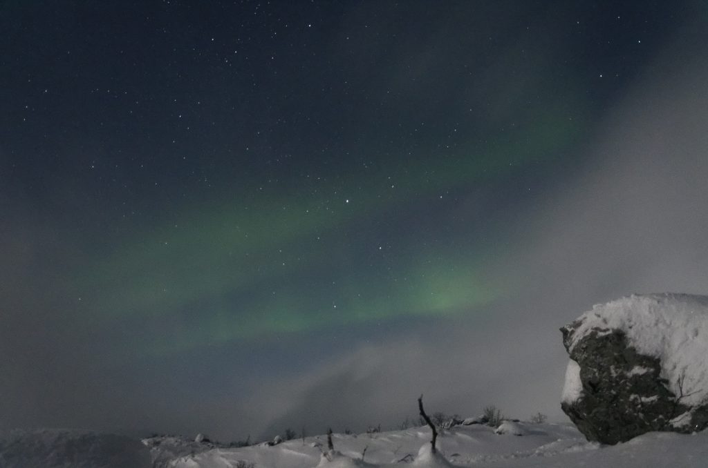 Zorza polarna Tromso