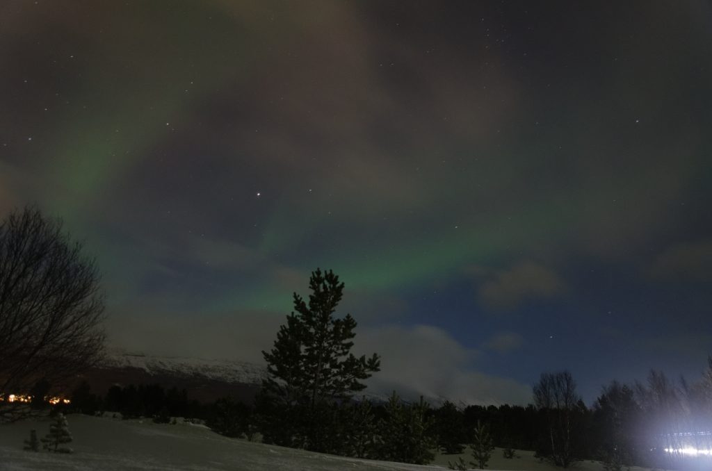 Zorza polarna Tromso