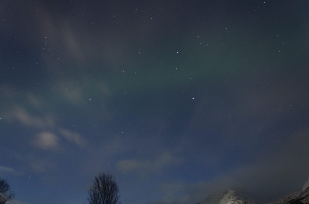 Zorza polarna Tromso