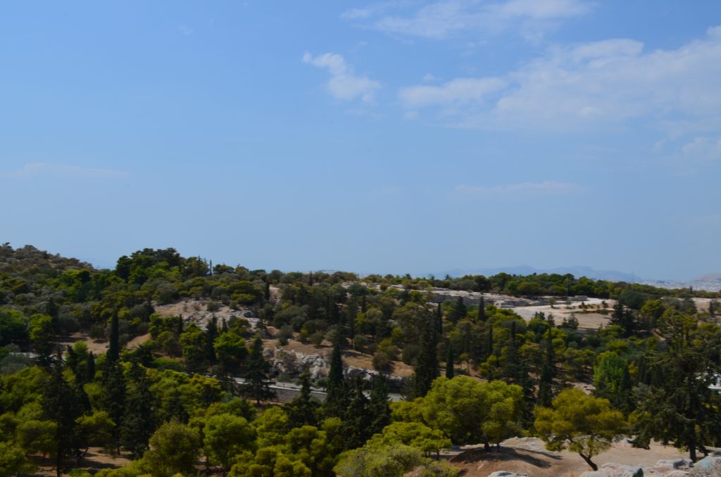 Widok z Akroplu 
