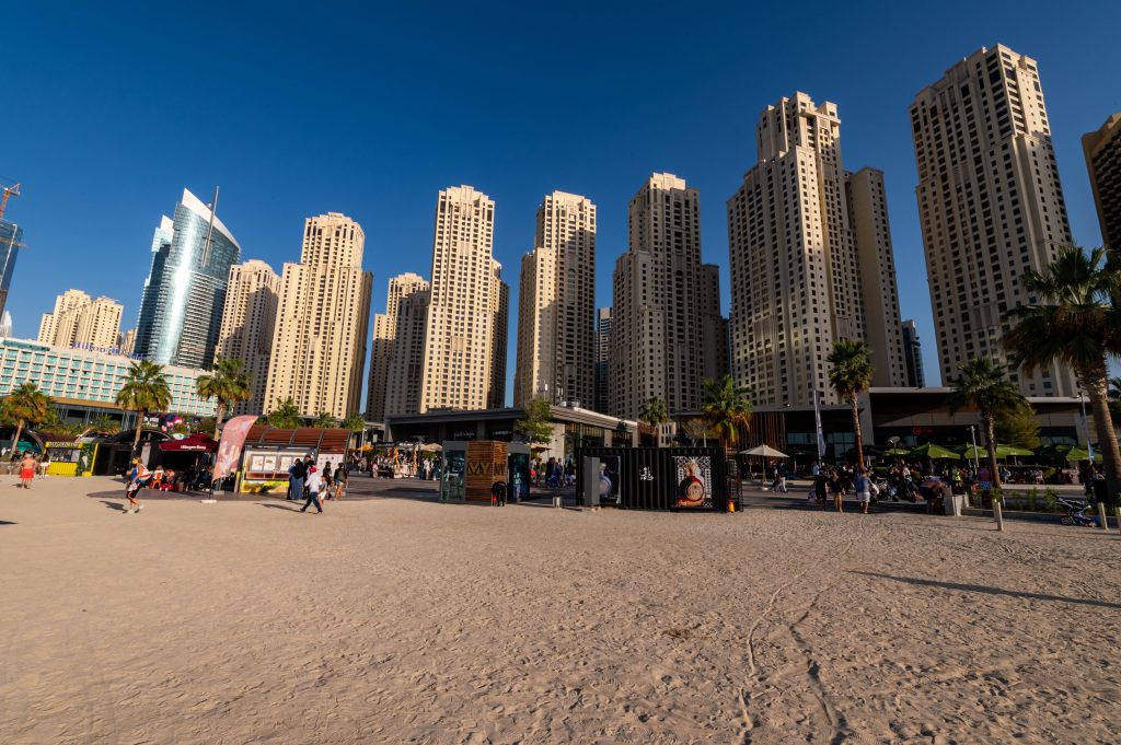 Plaża JBR Dubaj