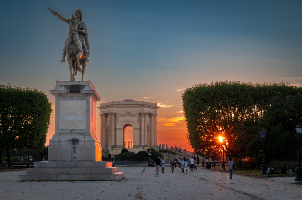 Promenade du Peyrou Montleppier