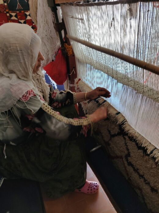 Berber House i ręczne robienie dywanów