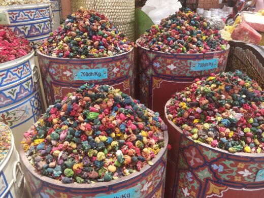 Spice market w Marrakeszu