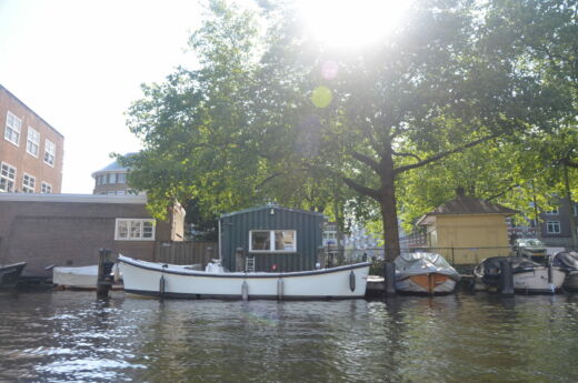 Amsterdam z łódki 2