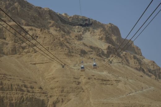 Kolejka górska w Masadzie
