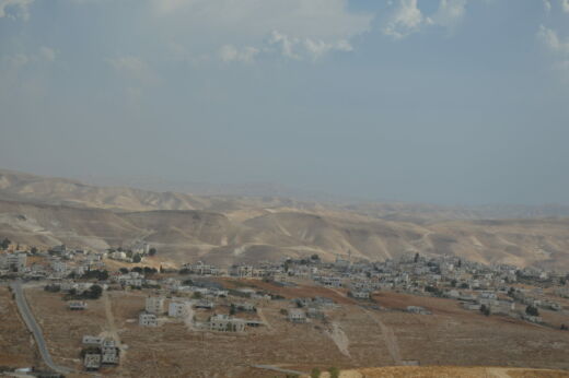 Widok na pustynię Judzką