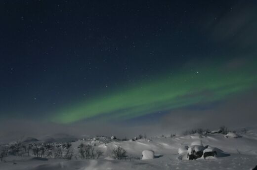 Zorza polarna Tromso