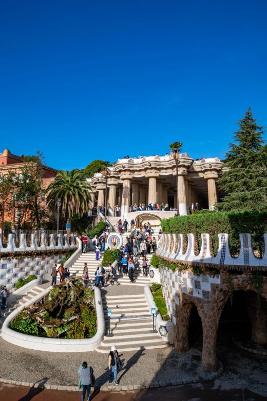 Park Guell Barcelona Hiszpania