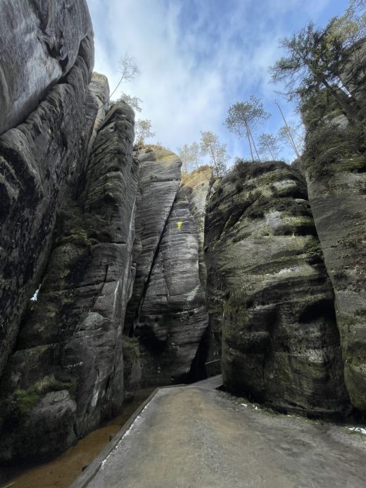 Skalne miasto Adršpach Czechy